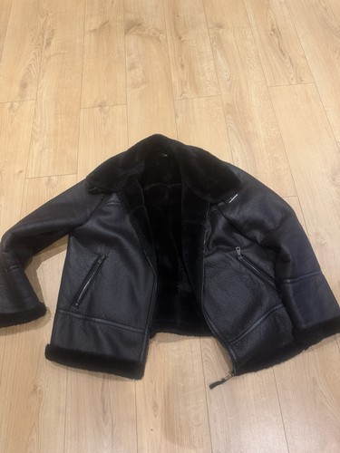 Womens black flying jacket - black,