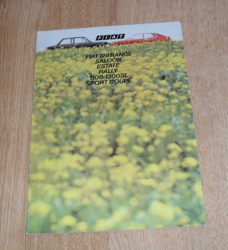 Fiat 128 range brochure 1972 - brochure,