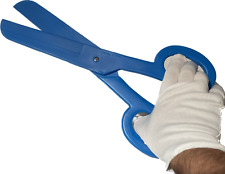 1 BLUE 15” JUMBO GIANT CLOWN SCISSORS Joke Gag Toy Prank Big Funny Magic Plastic