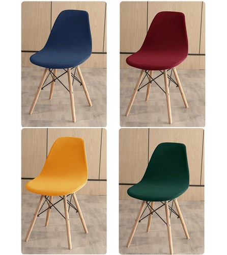 Stretch velvet shell chair - stretch,