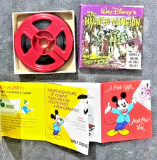 WALT DISNEYS  THE HAUNTED MANSION  SUPER 8 COLOR 50" REEL very rare + booklet