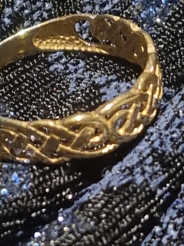 9ct gold celtic - gold, ring