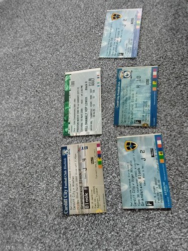 Cardiff city football - city, ticket