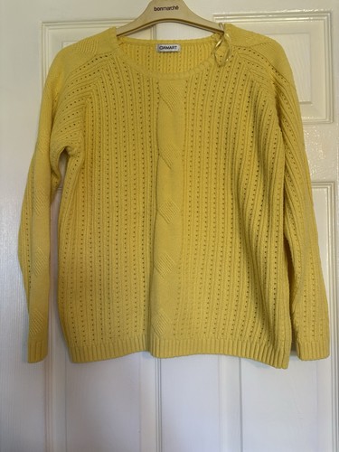 Ladies yellow long - yellow, sleeved