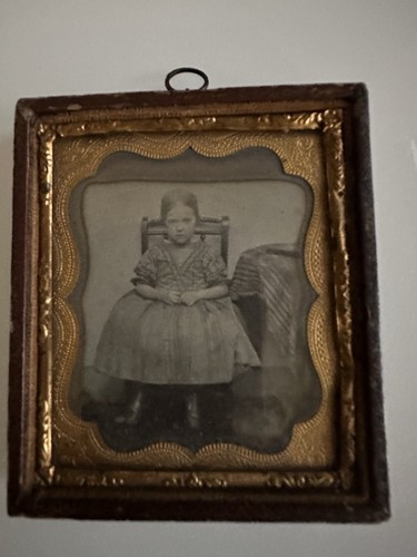 Antique miniature photographic - miniature,
