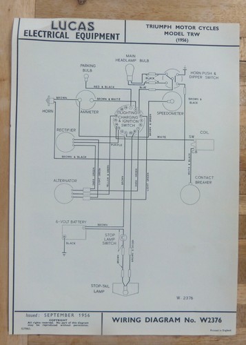 Original lucas triumph - original, motor
