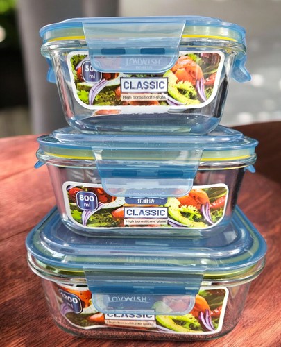 Glass food storage containers - food,