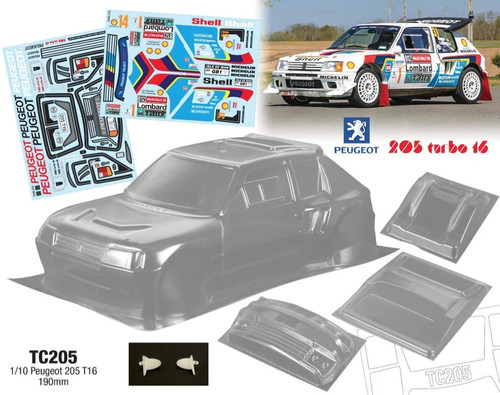 Peugeot 205 bodyshell t16 - peugeot,