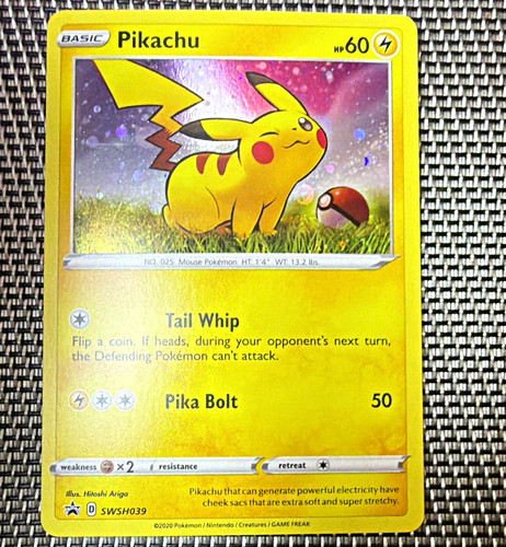 Pikachu swsh039 promo holo - swsh039,