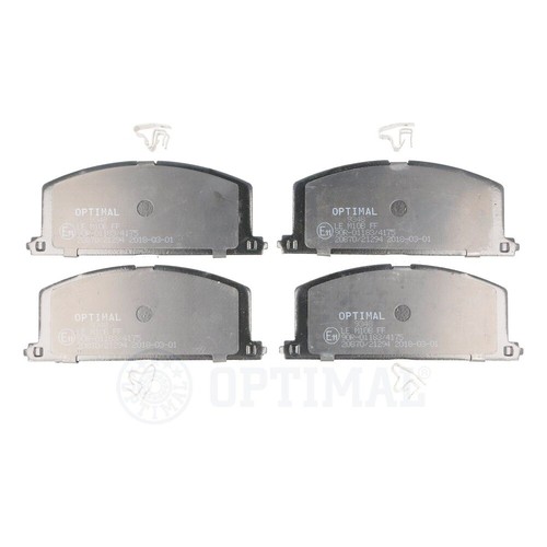 Front disc brake pad set - disc,
