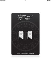 Wessex Mint 2 x 1g Maple Leaf