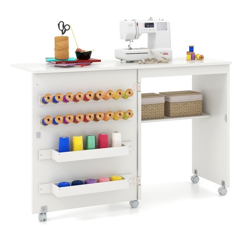 Costway folding sewing table - costway,