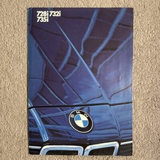 BMW 7 SERIES 1983 UK Market Prestige Sales Brochure - 728i 732i 735i