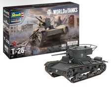 Revell, Unvarnished 03505 T-26 World of Tanks 1:35 Scale Plastic Model kit