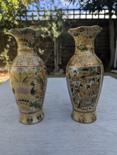 Vintage pair japanese - japanese, satsuma
