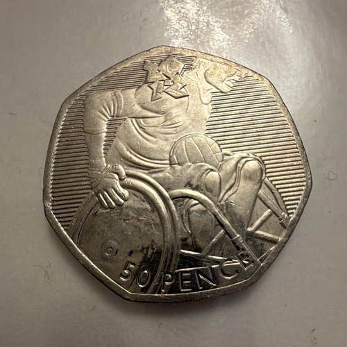 Paralympic rugby 50p - paralympic,