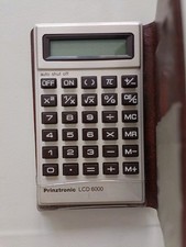 Vintage Prinztronic LCD 6000 Pocket Electronic Calculator Untested.