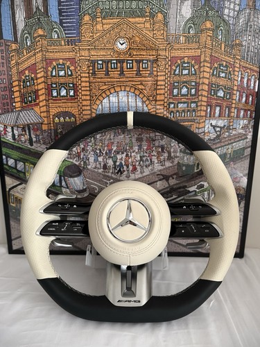 Mercedes cream leather - mercedes,