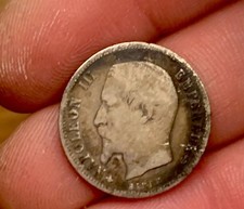 1860  France Napoleon III - 50 Cents coin