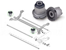 REAR SUBFRAME AXLE FRONT