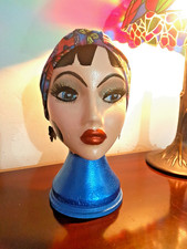 Hand painted "Sophie" Female Mannequin Head-Wigs,Hats or Headphone holder.