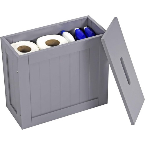 Wooden bathroom box storage - box,