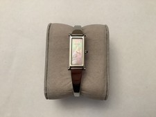 Gucci Ladies 1500L  Silver Stainless watch with  pink face 