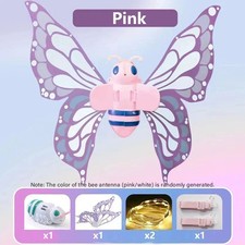 Electric Light Up Butterfly Fairy Wings Moving Angel Costume Toy for Kids Party
