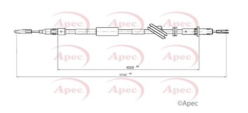 Apec rear left - left, for