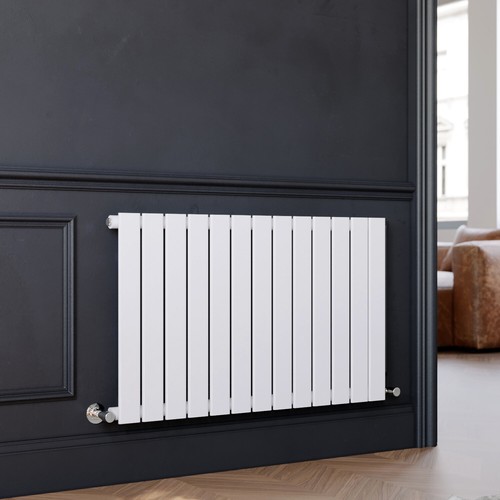 White designer radiator - designer,