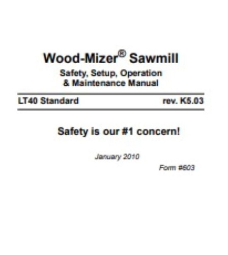 2010 woodmizer sawmill - woodmizer, 40