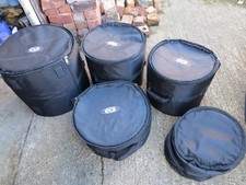 Ritter Drum Cases + 10" fleece lined Stagg case