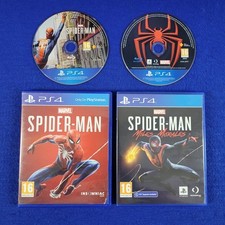 ps4 SPIDER-MAN x2 Games MARVEL + MILES MORALES REGION FREE PAL UK Spiderman