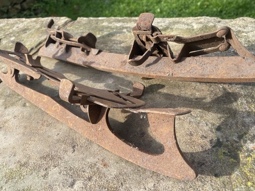 Vintage ice skates - vintage,