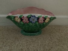 Vintage Maling Lustre Ware Oval Vase