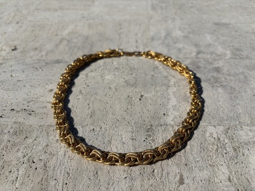 Napier signed chunky gold tone - signed,