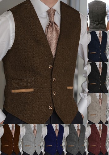 Mens vintage tweed waistcoats - vintage,