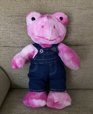 Build A Bear Pink Tie Dye Frog Plush Soft Toy