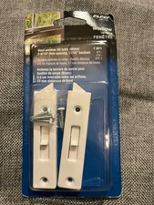 PLPCI F-2671 White Replacement Sliding Vinyl Window Tilt Latches - 4 total