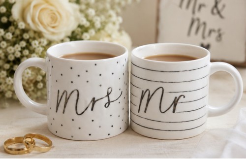 Mrs ceramic mug - &,