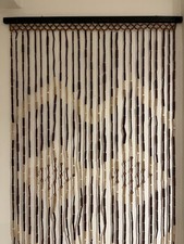 Vintage Wooden Bead Curtain