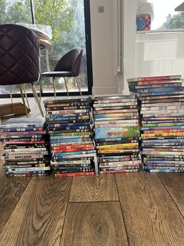 Job lot 100 dvds - job,