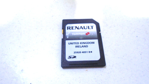 Renault sat nav card - nav,