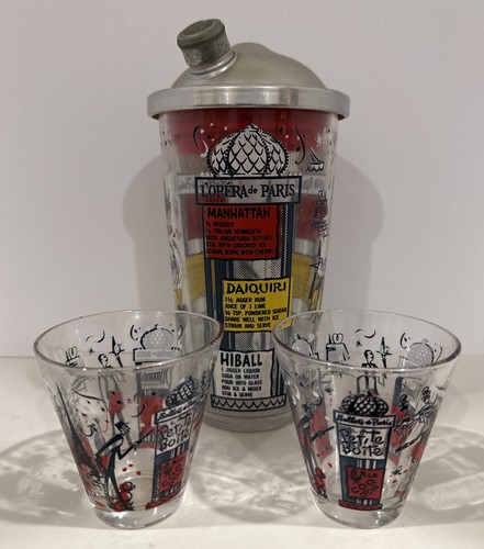 Cocktail recipe glass shaker - cocktail,