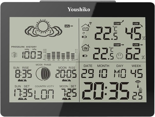 Digital weather station with - weather,