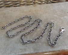 HEAVY CAROLYN POLLACK RELIOS  STERLING SILVER  CHAIN FULL HALLMARKS 18'