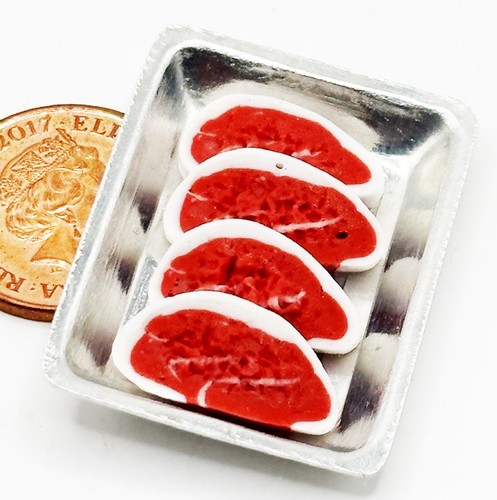 Dolls house butcher meat - house,