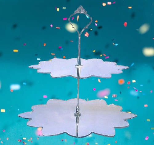 Tier acrylic flower cake - 2-tier,