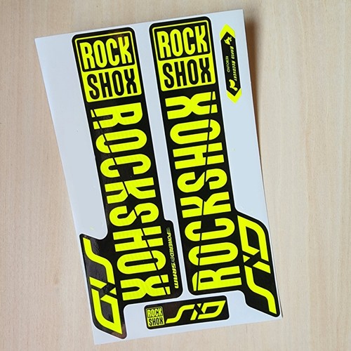 Rockshox sid fork stickers - rockshox,