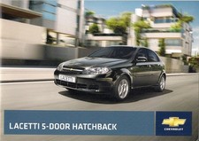Chevrolet Lacetti Hatchback 2009-10 UK Market Sales Brochure 1.4 SE 1.6 SX